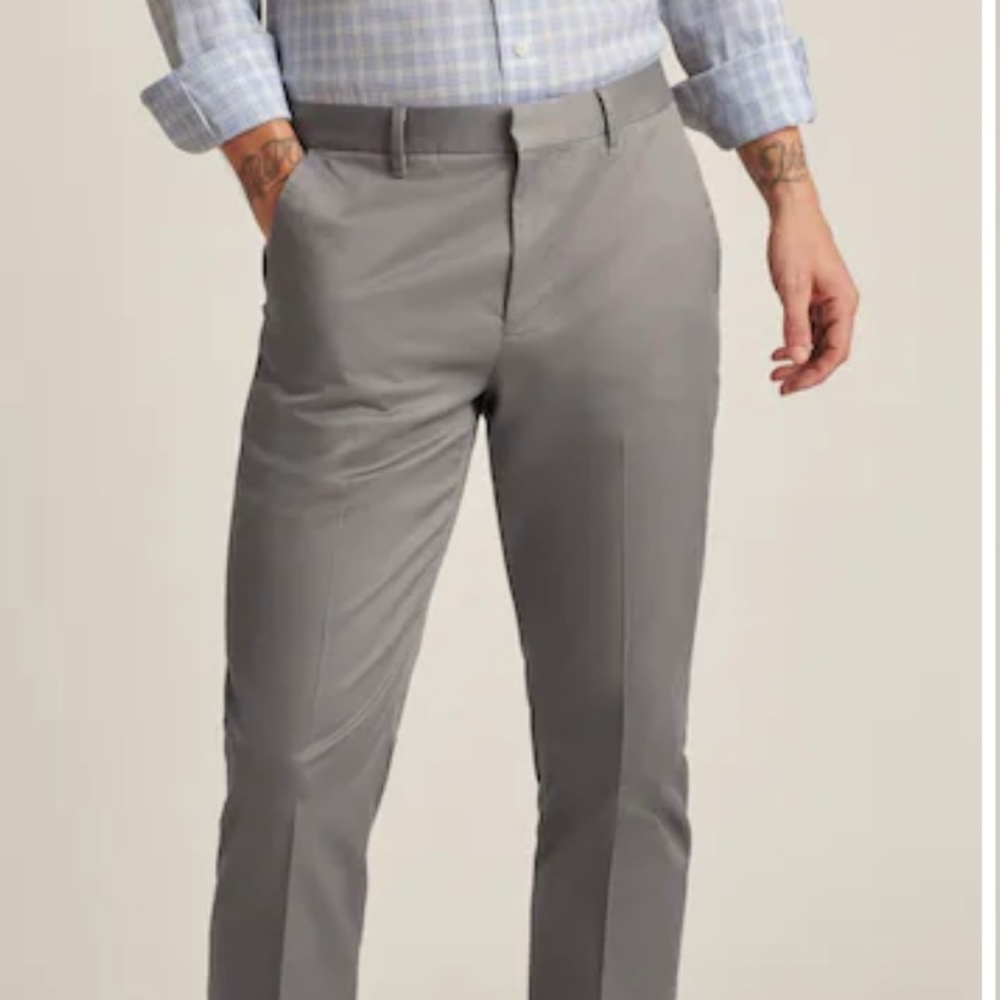 Bonobos Grey Stretch Weekday Warrior Dress Pant Size 28/30 Slim